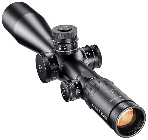 Schmidt Bender 5-25x56 PM II LP 1cm ccw DT MTC LT / ST ZS LT Rifle Scope with P4FL Reticle