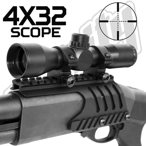 Trinity Remington 870 Pump Scope with Mount, Single Rail Mount.