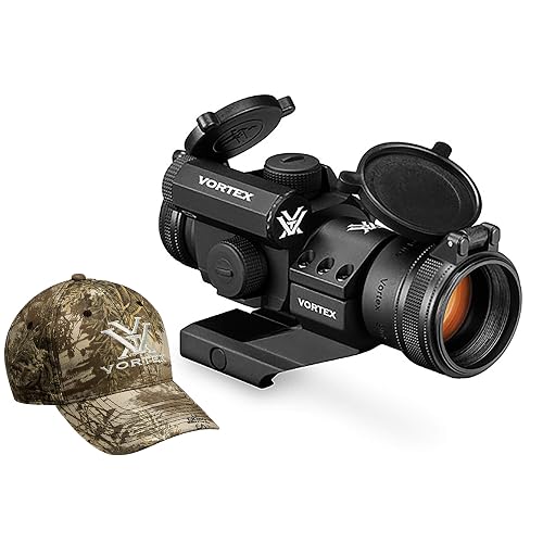 Vortex Optics Strikefire II Red Dot Sight - 4 MOA Red/Green Dot with Vortex Hat