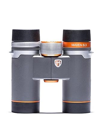 Maven B3 8X30mm ED Compact Binoculars Gray/Orange