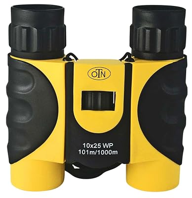 OutNowTech Compact Folding Binoculars For Adults And Kids - 10x25